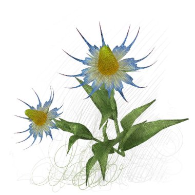 Renkli çiçek doku arka plan 