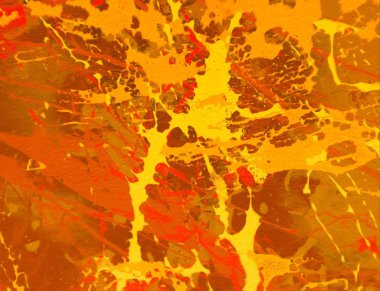 Metin için yeri olan boya lekeleriyle soyut arkaplan