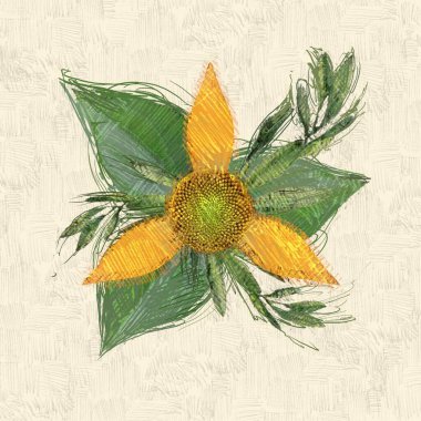 Renkli çiçek doku arka plan 