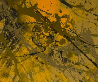 metin için alan ile arka planda soyut renkli lekeler