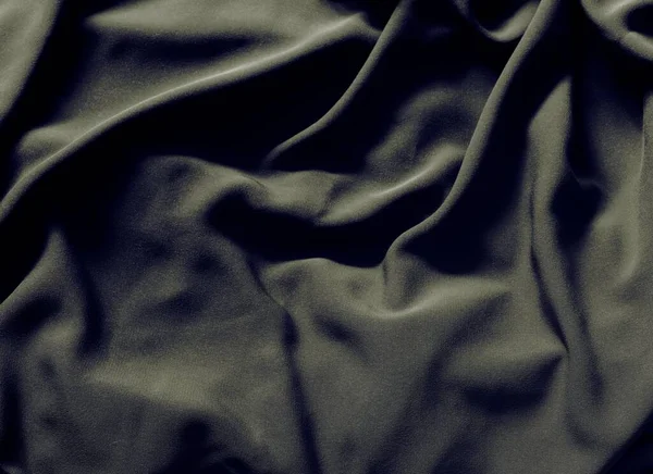 Černá Hedvábná Textura — Stock fotografie