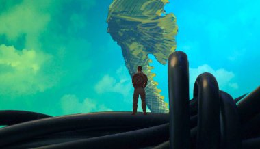 Gökyüzündeki kadın