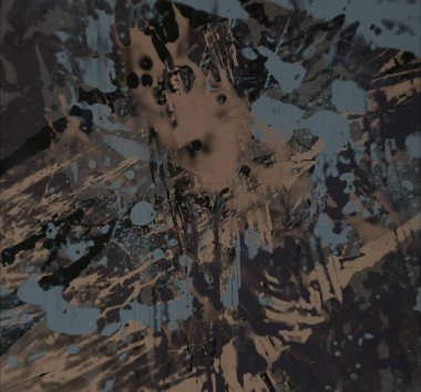 Metin için yeri olan boya lekeleriyle soyut arkaplan