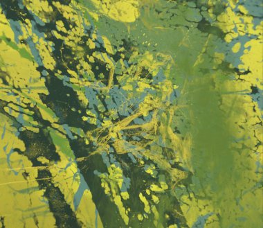 Arkaplanda soyut renkli lekeler          