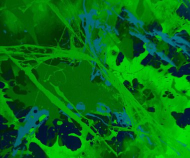 Metin için yeri olan boya lekeleriyle soyut arkaplan