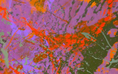 metin için alan ile arka planda soyut renkli lekeler