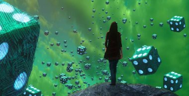 metin için alanı olan soyut kavramsal yaratıcı arkaplan 