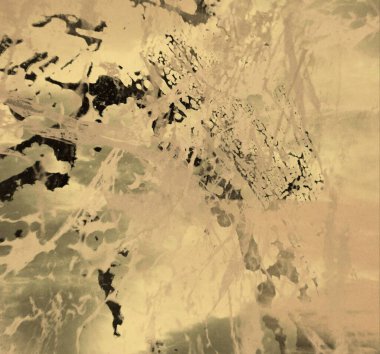 metin için alan ile arka planda soyut renkli lekeler