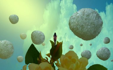 arka planda gökyüzü