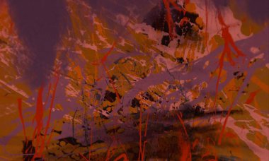 Metin için yeri olan boya lekeleriyle soyut arkaplan