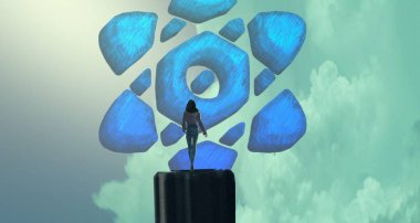 balonlar ile noel ağacı