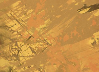 Metin için yeri olan boya lekeleriyle soyut arkaplan