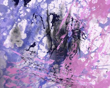 Arkaplanda soyut renkli lekeler