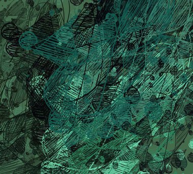 yeşil renk desenleri ile soyut arka plan