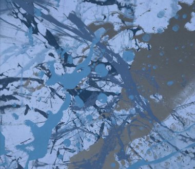 Arkaplanda soyut renkli lekeler