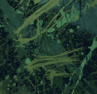 Metin için yeri olan boya lekeleriyle soyut arkaplan