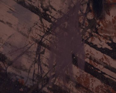 Arkaplanda soyut renkli lekeler           