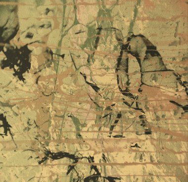 Metin için yeri olan boya lekeleriyle soyut arkaplan