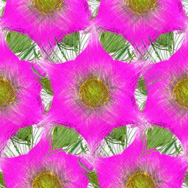 Çiçeklerle kusursuz desen