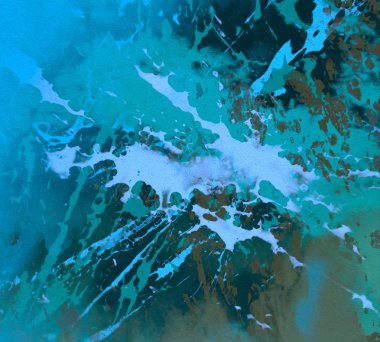 metin için alan ile arka planda soyut renkli lekeler