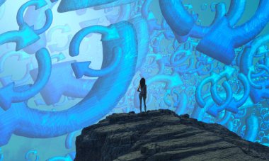 mavi ve beyaz arkaplan