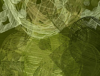 Yeşil yapraklı arkaplan