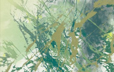 Metin için yeri olan boya lekeleriyle soyut arkaplan