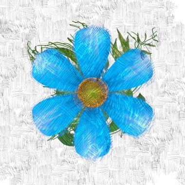 Renkli çiçek doku arka plan 