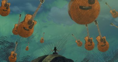 soyut yaratıcı sanat arka plan