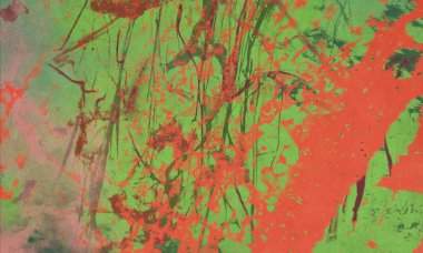 Metin için yeri olan boya lekeleriyle soyut arkaplan