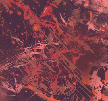 Arkaplanda soyut renkli lekeler