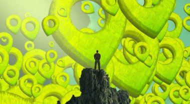 yeşil bir ağaç arka plan