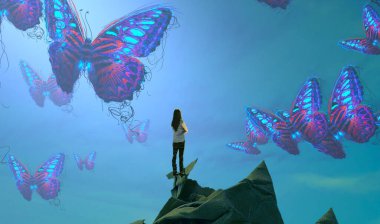 El çizimi pürüzsüz desen