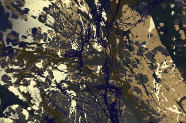 Metin için yeri olan boya lekeleriyle soyut arkaplan 