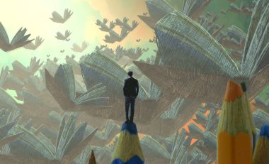 Parktaki Noel ağacı.