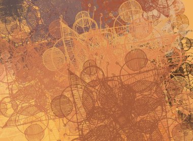 boya lekeleri ile soyut arka plan, metin için kopya alanı