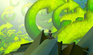 şehirde yeşil ağaç