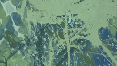 metin için alan ile arka planda soyut renkli lekeler