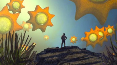 metin için alanı olan soyut kavramsal yaratıcı arkaplan 