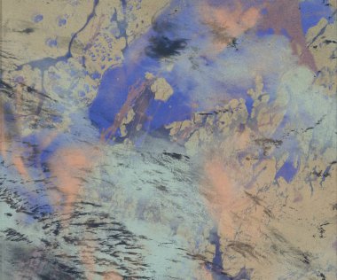 Arkaplanda soyut renkli lekeler