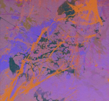 Metin için yeri olan boya lekeleriyle soyut arkaplan