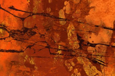 metin için alan ile arka planda soyut renkli lekeler