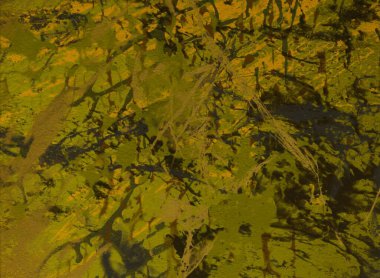 metin için alan ile arka planda soyut renkli lekeler  