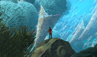 Denizde suyun altında