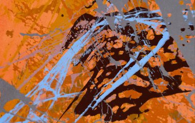 metin için alan ile arka planda soyut renkli lekeler  