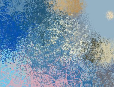 boya lekeleri ile soyut arka plan, metin için kopya alanı