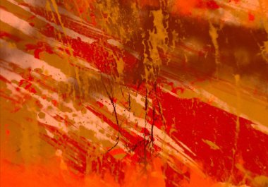 Metin için yeri olan boya lekeleriyle soyut arkaplan