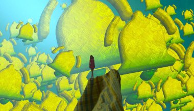 yeşil ve sarı arkaplan