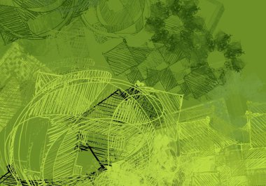 Yeşil yapraklı arkaplan