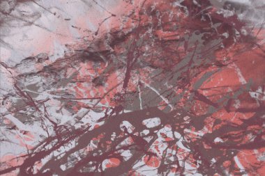 Metin için yeri olan boya lekeleriyle soyut arkaplan